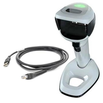 Zebra DS9908-HD Barcode Scanner High Density, USB, Alpine White, 1D/2D, Hybrid