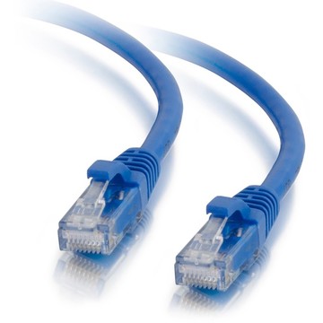 C2G 1ft Cat5e Unshielded Ethernet Cable - Blue