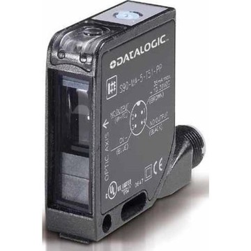 DATALOGIC AUTOMATION, SENSOR, S90-MA-5-T51-PP RRX-TRA PNP NO-NC M12