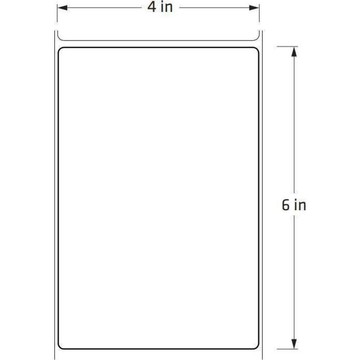 LABEL,4'' X 6'',DURATHERM II, DT PAPER,439 LABELS/ROLL,8RL/CASE