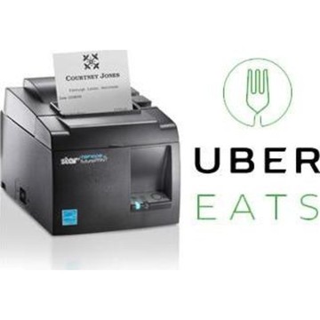 Switzerland Uber Eats Receipt Printer, Bluetooth, Dark Gray