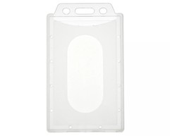 Clear Enclosed Eco PP Translucent Card Holders - Portrait (Pack of 100) image