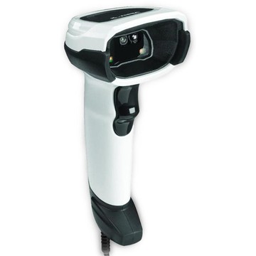 Zebra DS8108-SR Barcode Scanner Standard Range, Handheld, 2D Imager, White, Wired, With Stand
