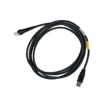 USB-cable for MS7180, straight, 9.5 ft, black