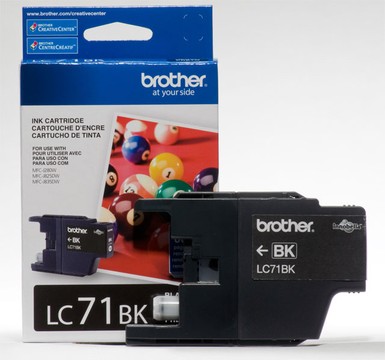 Brother LC71BK Inks
