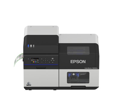 Epson ColorWorks C7500G Etikettendrucker 300mm/s, 108mm, 600 x 1200 dpi, Cutter, USB/Ethernet, Glänzendes Medium