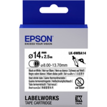 TAPE - LK6WBA14 HST BLK/: Label Cartridge Heat Shrink LK-6WBA11, D1...