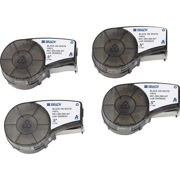 Brady M21-500-595-WT Labels