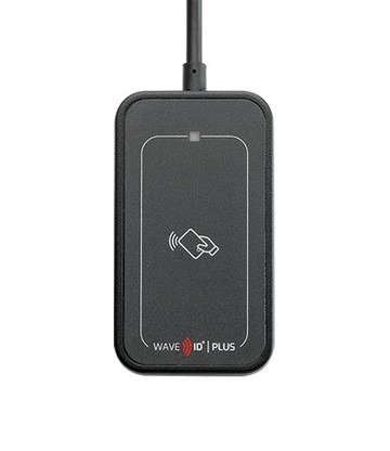 RFIDEAS - WAVE ID PLUS MINI W/ICLASS & SEOS BLACK ETHERNET/IP POE READER