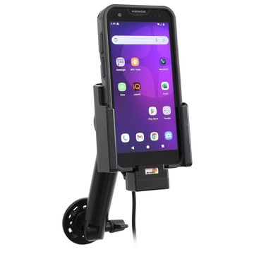 Datalogic Memor 30/35 Active holder with cig-plug w/easy-switch system - charging via pogo pins for devices w/Datalogic original RUBBER BOOT